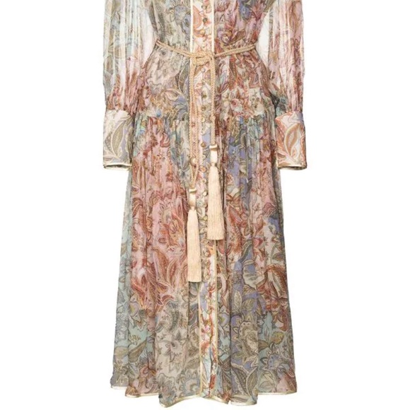 Zimmermann Lucky Floral Silk Dress NEW - Picture 5 of 8